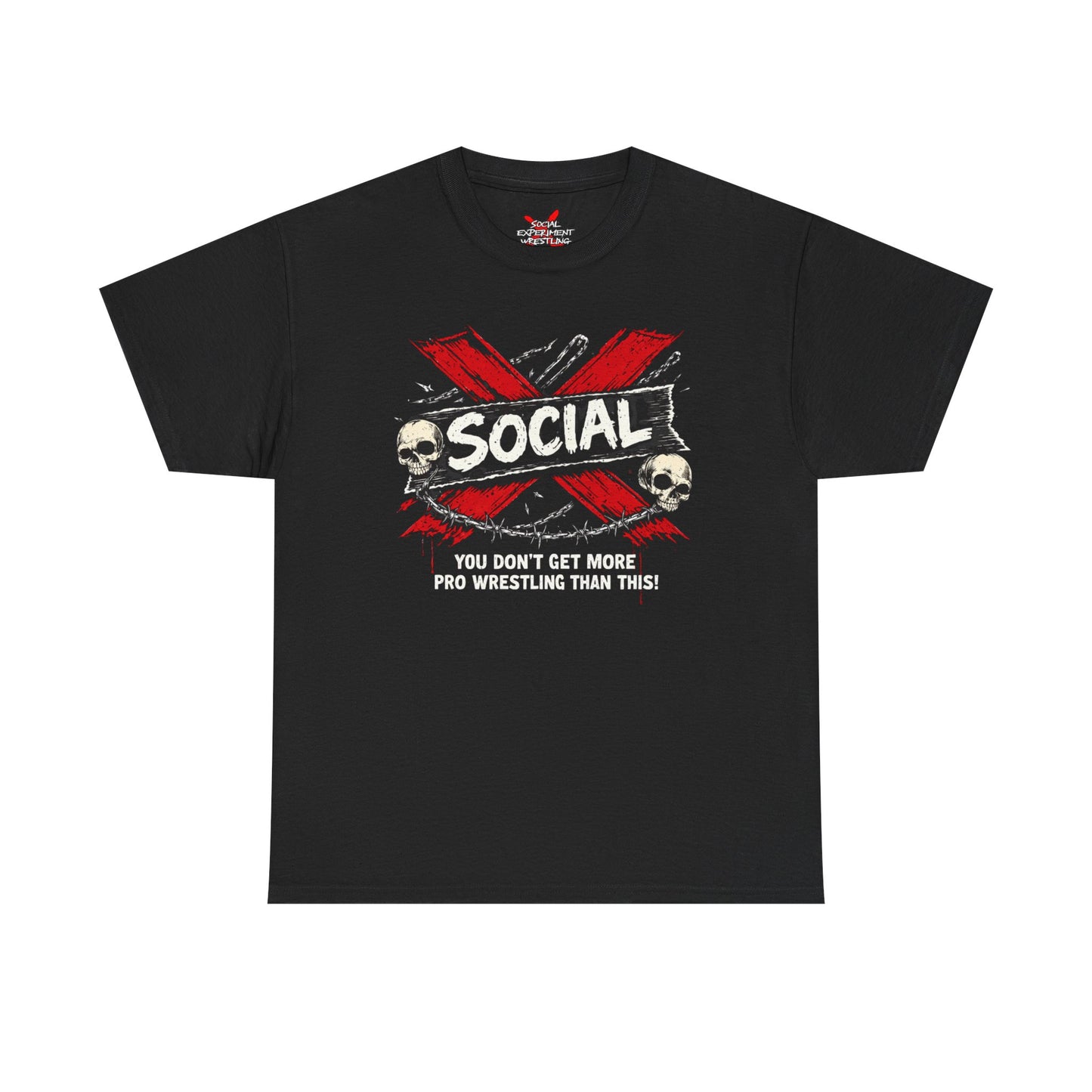 Double Skull T-Shirt — You Don’t Get More Pro Wrestling Than This!