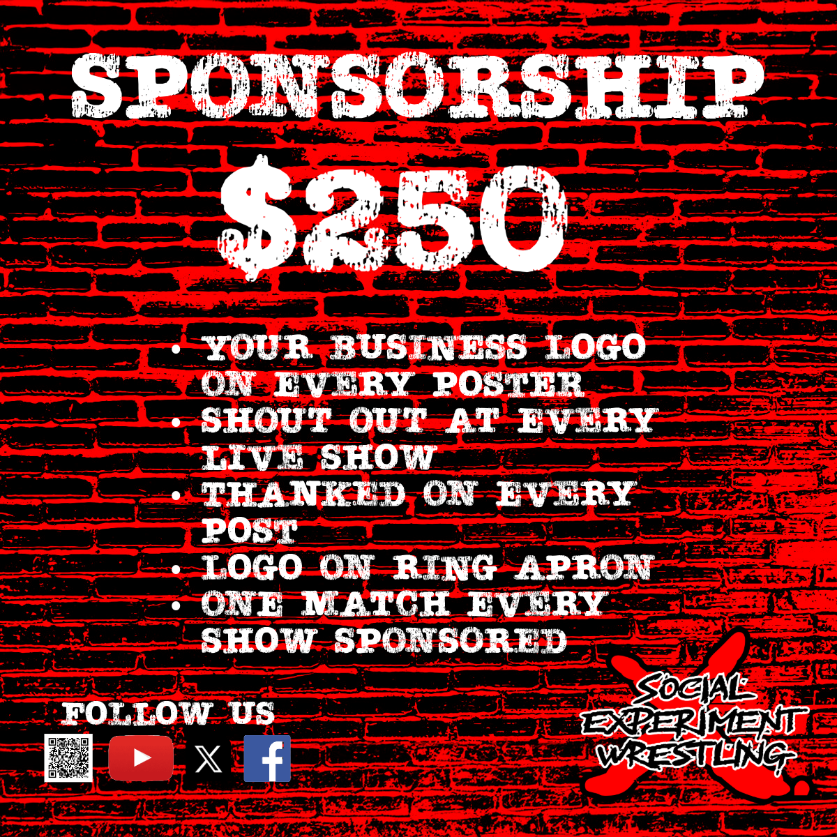 $250 Sponsorship