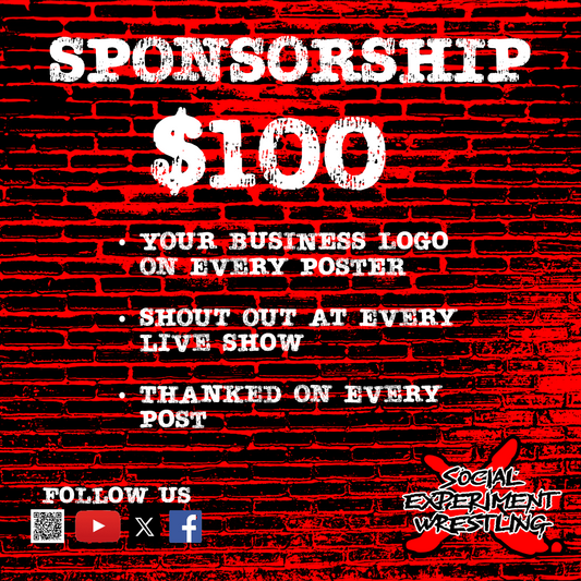 $100 Sponsorship